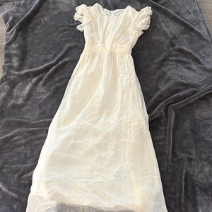 Charming Ivory Kids Formal Dress